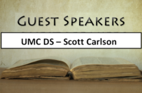 UMC DS, Scott Carlson, Guest Speaker at Trinity
